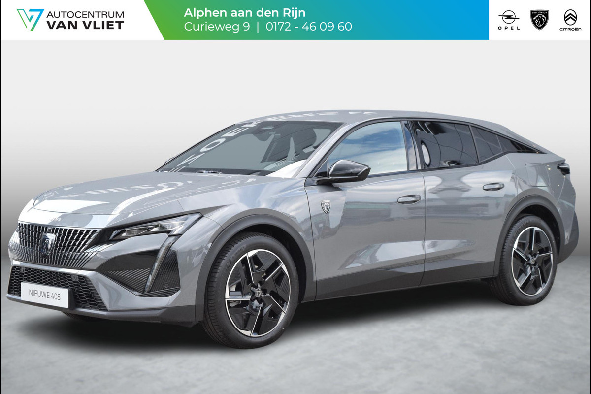 Peugeot 408 1.6 HYbrid GT 180pk e-EAT8 CARPLAY | NAVIGATIE | ACHTERUITRIJCAMERA MET SENSOREN | ELEKTRISCHE ACHTERKLEP | COMFORT STOELEN |