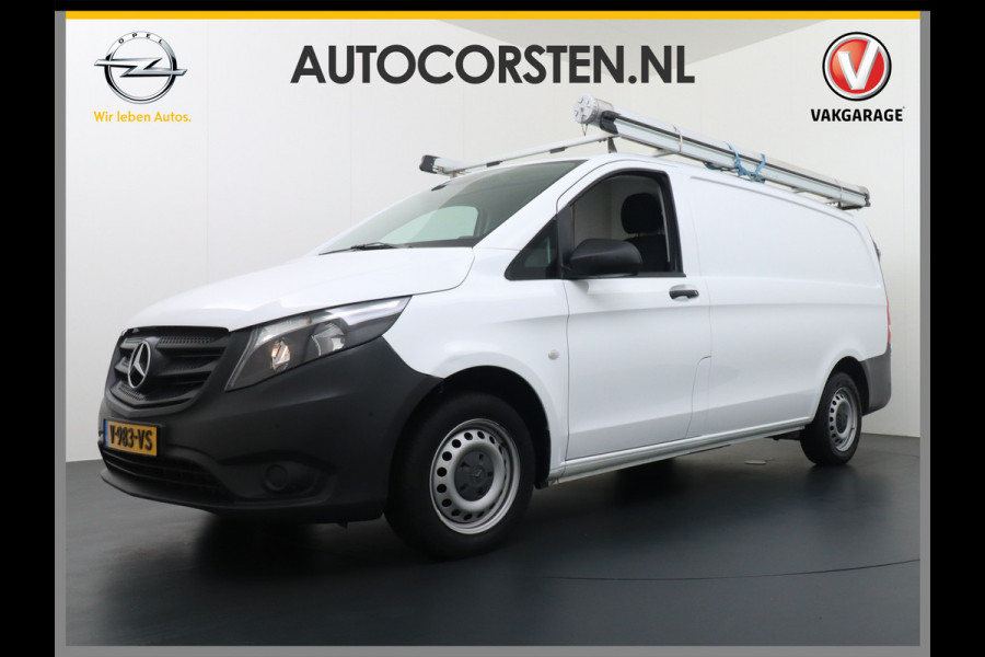 Mercedes-Benz Vito 114 CDI 2.2 136pk L2H1 Camera Navi ECC Trekhaak Parkeer-assistent Parkeer-pakket ESP Schuifdeur-R Imperial Betonplex Multi-Media Aanhanger assistent Zijwind assistent Becker map pilot Licht-/regensensor Best-stoel comfort Stuurwiel hoogte- en hoek verstelbaar Blueefficiency Led-lichtb laadruim 2.000Kg trekvermogen ! EURO 6b