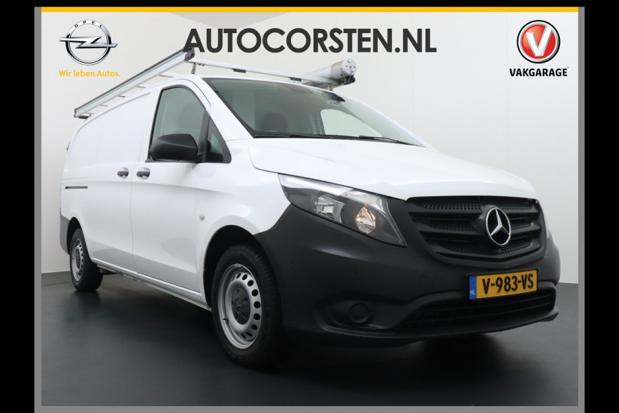 Mercedes-Benz Vito 114 CDI 2.2 136pk L2H1 Camera Navi ECC Trekhaak Parkeer-assistent Parkeer-pakket ESP Schuifdeur-R Imperial Betonplex Multi-Media Aanhanger assistent Zijwind assistent Becker map pilot Licht-/regensensor Best-stoel comfort Stuurwiel hoogte- en hoek verstelbaar Blueefficiency Led-lichtb laadruim 2.000Kg trekvermogen ! EURO 6b