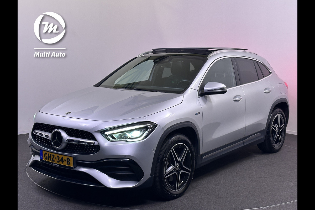 Mercedes-Benz GLA 250 e AMG Line 218pk Plug in Hybrid PHEV | MBUX Widescreen Navi | Panodak | Alcantara Sportstoelen | Adaptive Cruise | Sfeerverlichting | Camera |