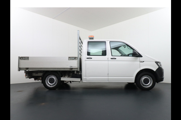 Volkswagen Transporter T6 2.0TDI 6pers. Kipper DC Dubbel Cabine Trekhaak Climatic Trendline L2H2 Open Laadbak Pick-up airco Blue motion 2e accu  ESP Hil-Hold ASR  Airbag links/rechts Spiegels+elektr+Verwarmd Centr.Vergr. 2200kg trekvermogen slechts 73.000 km