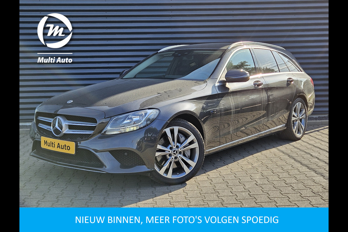 Mercedes-Benz C-Klasse Estate 300 e Avantgarde Plug In Hybrid 320pk Dealer O.H PHEV | Adaptive Cruise | Trekhaak af Fabriek | Lederen Sportstoelen | Apple Carplay | Stoelverwarming |