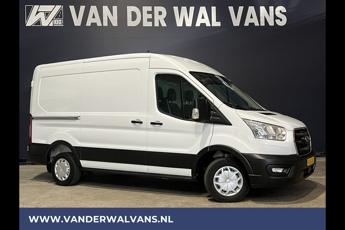 Ford Transit 2.0 TDCI L2H2 Euro6 Airco | Navigatie | Apple Carplay | 2450kg Trekhaak | Cruisecontrol Android Auto, LED, Parkeersensoren, Bijrijdersbank