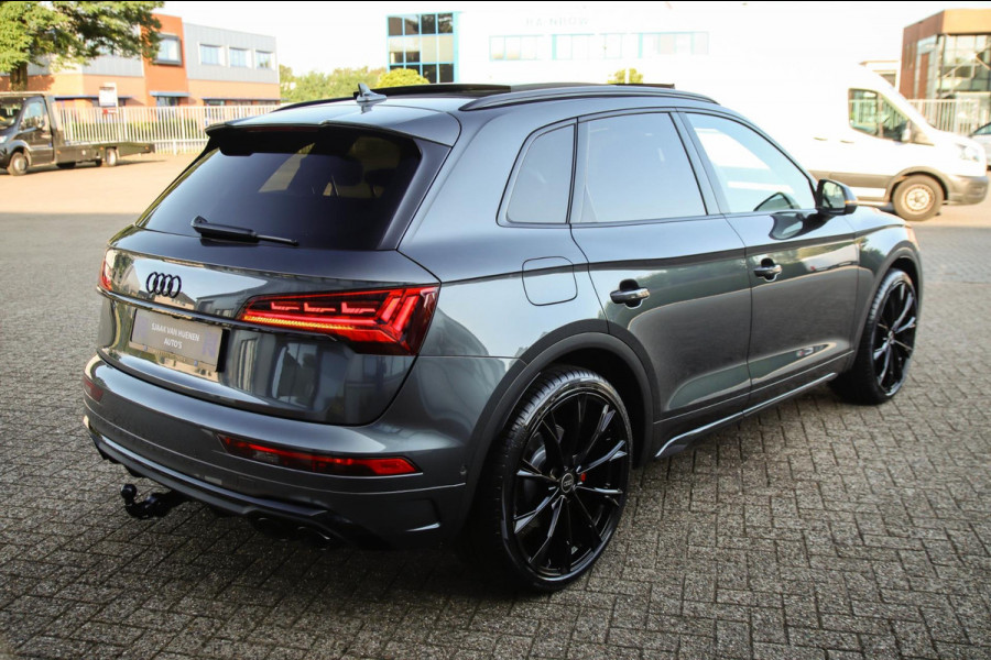 Audi Q5 55 TFSI e Quattro Competition S Edition S-Line 367pk Automaat|Luchtvering|Panoramadak|Virtual Cockpit|OLED Matrix|Trekhaak