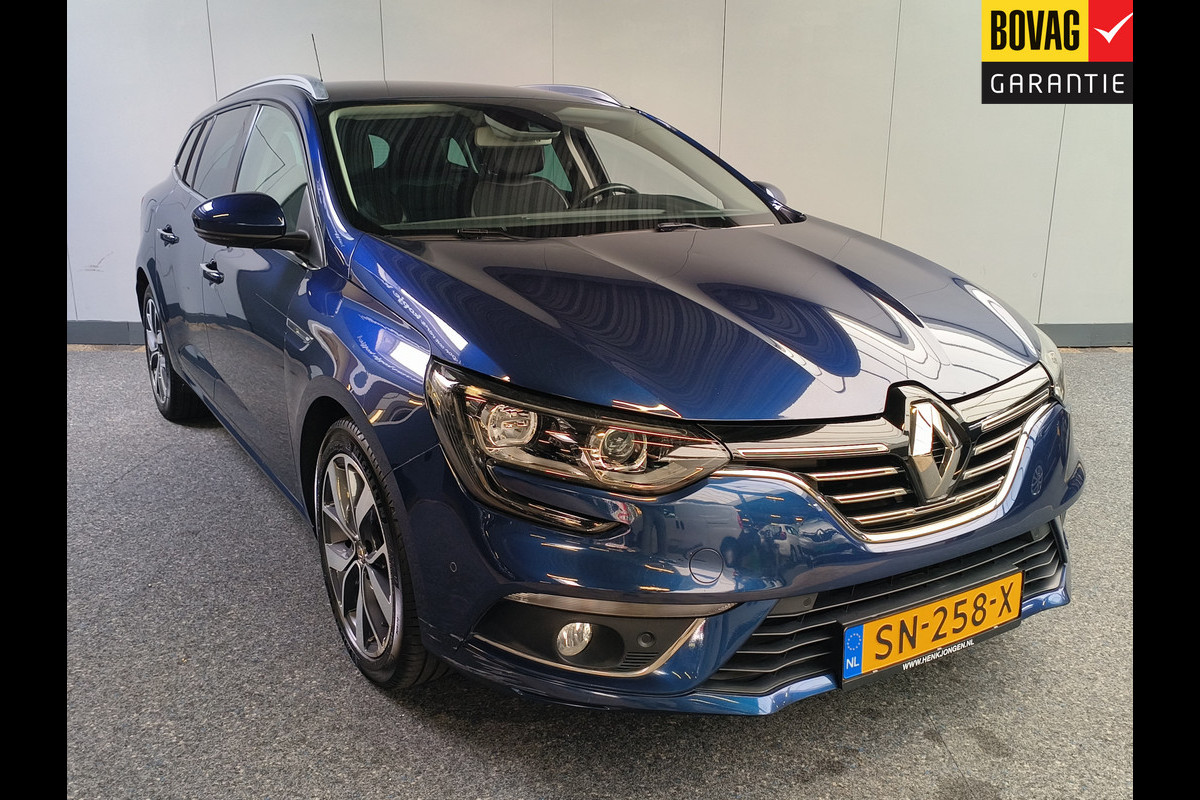 Renault MEGANE Estate 1.2 TCe Bose uit 2018 Rijklaar + 12 maanden Bovag-garantie  Henk Jongen Auto's in Helmond,  al 50 jaar service zoals 't hoort!