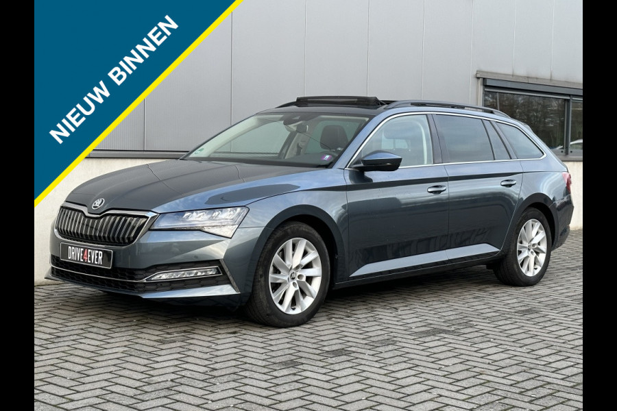 Škoda Superb Combi 1.4 TSI iV Sp. Bns PANO NAVI CR CONTROL TREKHAAK ECC PDC