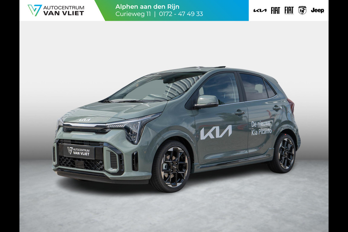 Kia Picanto 1.0 DPI GT-Line | Bestelbaar | Snel leverbaar | Schuif/kantel dak | Stoel/stuur verwarming | Parkeersensoren achter |