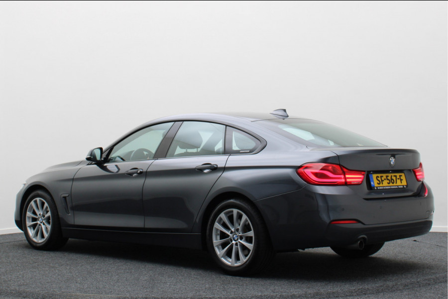 BMW 4 Serie Gran Coupé 418i High Executive Leer, Climate, Cruise, LED, Navigatie, Stoelverwarming, PDC, 17''