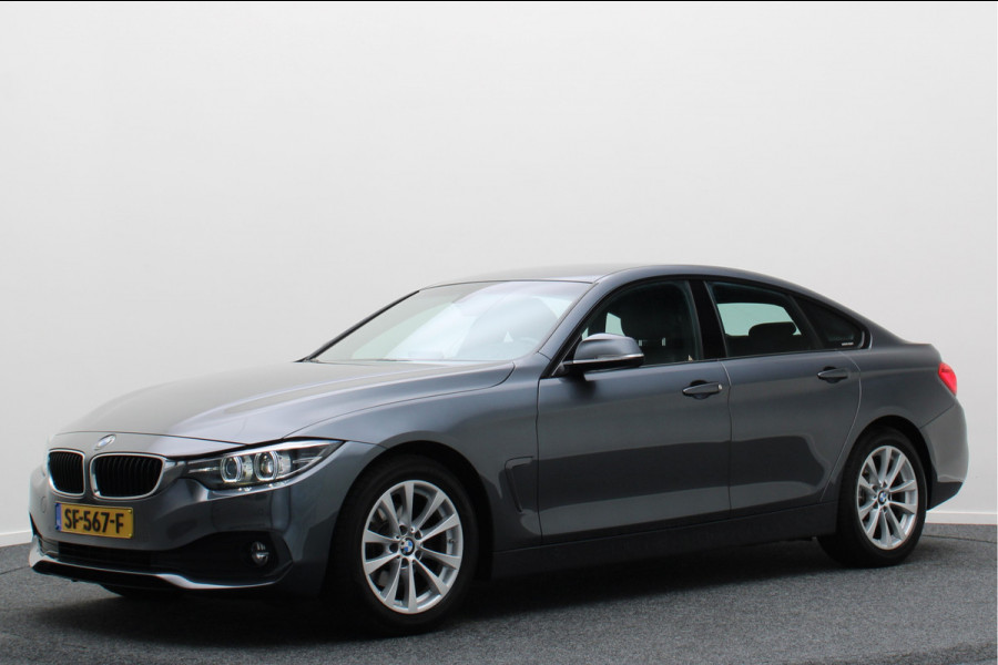 BMW 4 Serie Gran Coupé 418i High Executive Leer, Climate, Cruise, LED, Navigatie, Stoelverwarming, PDC, 17''