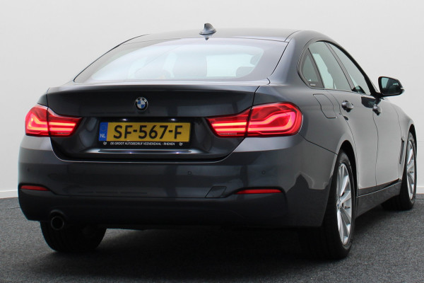 BMW 4 Serie Gran Coupé 418i High Executive Leer, Climate, Cruise, LED, Navigatie, Stoelverwarming, PDC, 17''