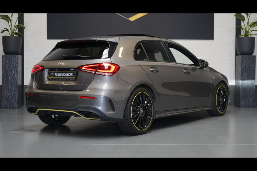 Mercedes-Benz A-Klasse A250 AMG Edition 1 AUTOMAAT-AMBIANCE-BURMESTER-CAMERA-KEYLESS-MBUX-MULTIBEAM-NAVIGATIE-PANORAMA