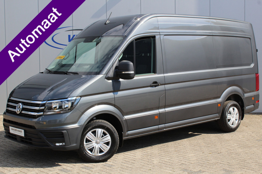 Volkswagen Crafter 35 2.0-140pk TDI AUTOMAAT L3H3, DEMO-auto. Airco, verwarmd stuurwiel, comfortabele verwarmde chauffeurst., camera, cruise cntrl. Direct leverbaar !