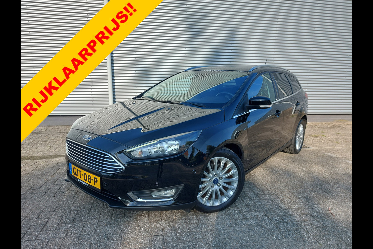 Ford FOCUS Wagon 1.5 Titanium, airco,cruisecontrol,navigatie/achteruitrijcamera,stoel/stuur verwarming,parkeersensoren,