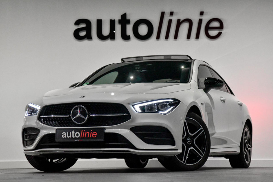 Mercedes-Benz CLA-Klasse 250 e AMG Plug-In Edition. Pano, Dodeh, Sfeer, CarPlay!