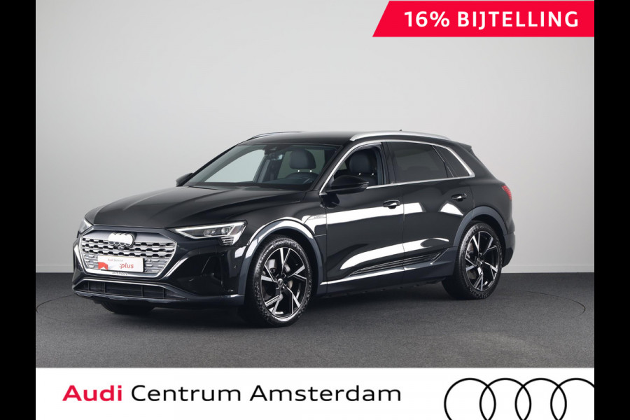 Audi Q8 e-tron 55 quattro Edition 115 kWh 408pk | Trekhaak | 21 inch Lichtmetalen velgen | Stoelverwarming |