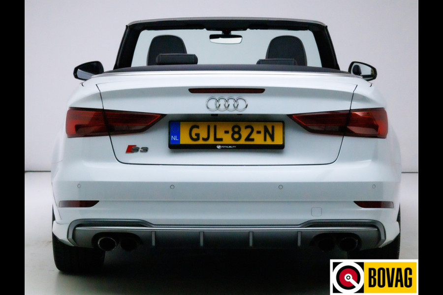 Audi S3 Cabriolet 2.0 TFSI S3 quattro Pro Line Plus 310 PK lederen bekleding, 19", Airscarff, Stoelverwarming. Camera