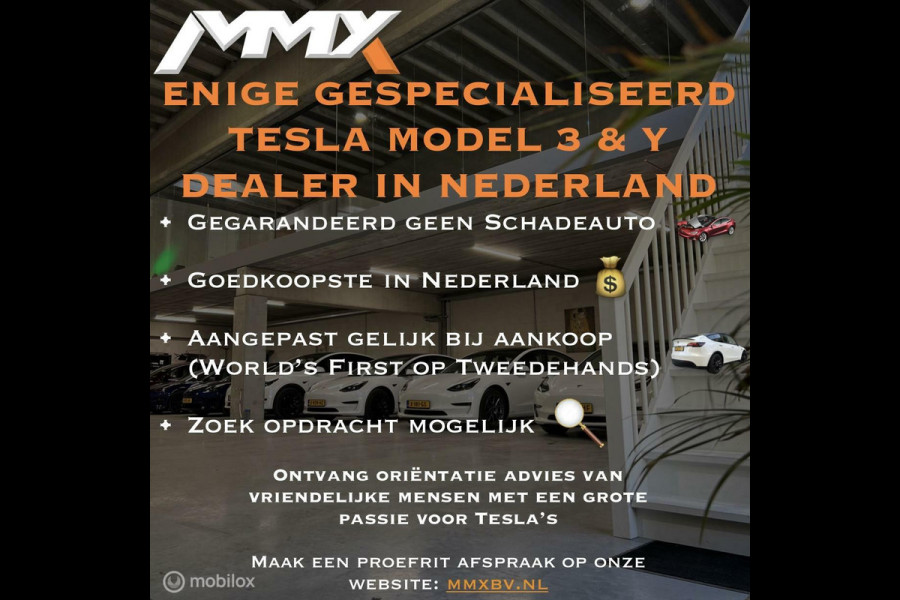 Tesla Model 3 SR+ MiC 60kwh subsidie is terug ! MMX Pack