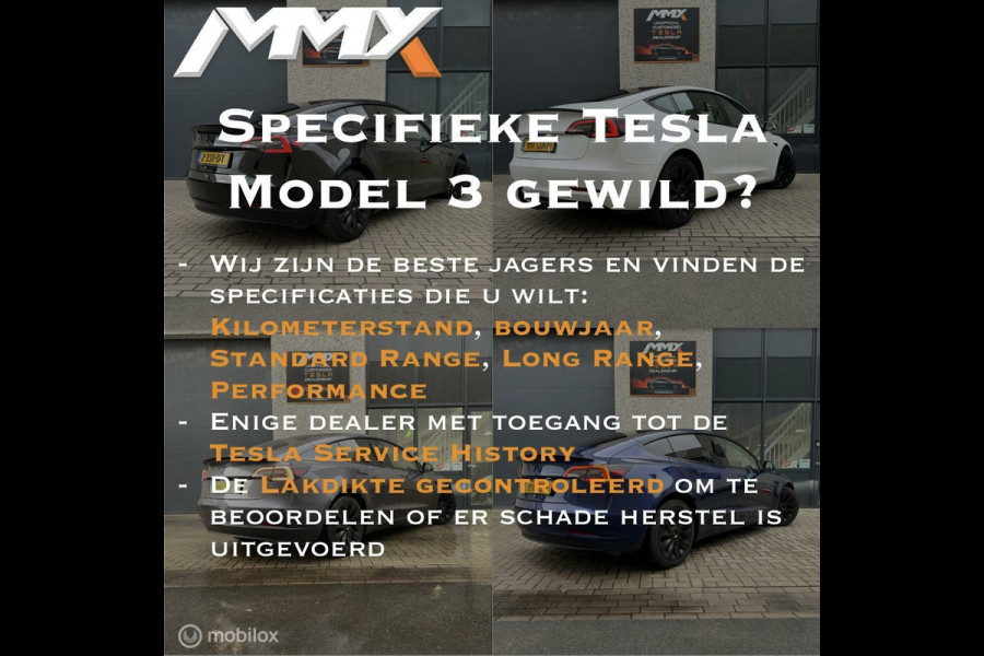 Tesla Model 3 SR+ MiC 60kwh subsidie is terug ! MMX Pack