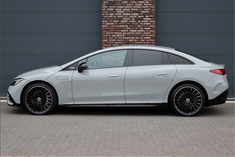 Mercedes-Benz EQE 350 4MATIC AMG Line 91 kWh | 53.000,- ex BTW | Airmatic | Distronic Pro | Memory | Trekhaak | Keyless Go | Voorklimatisering | Nightpakket | Rijassistentiepakket | Leder |