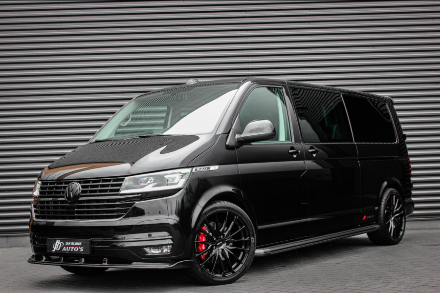 Volkswagen Transporter 2.0 TDI L2H1 204PK BULLI FULL BLACK / JB- EDITION / 2X SCHUIFDEUR / VERLAGINGSVEREN / DUBBEL CABINE / FULL