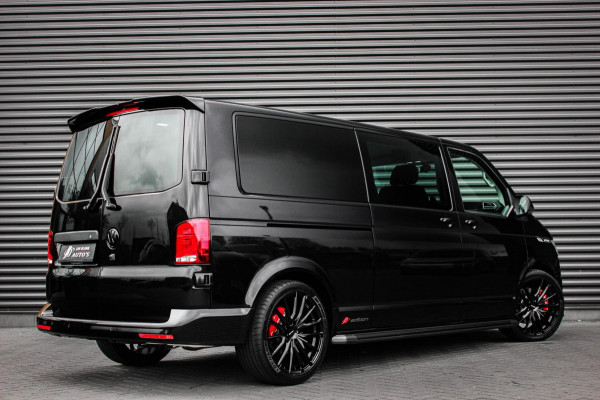 Volkswagen Transporter 2.0 TDI L2H1 204PK BULLI FULL BLACK / JB- EDITION / 2X SCHUIFDEUR / VERLAGINGSVEREN / DUBBEL CABINE / FULL