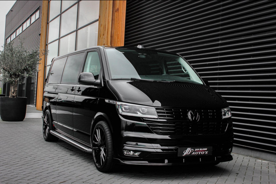 Volkswagen Transporter 2.0 TDI L2H1 204PK BULLI FULL BLACK / JB- EDITION / 2X SCHUIFDEUR / VERLAGINGSVEREN / DUBBEL CABINE / FULL