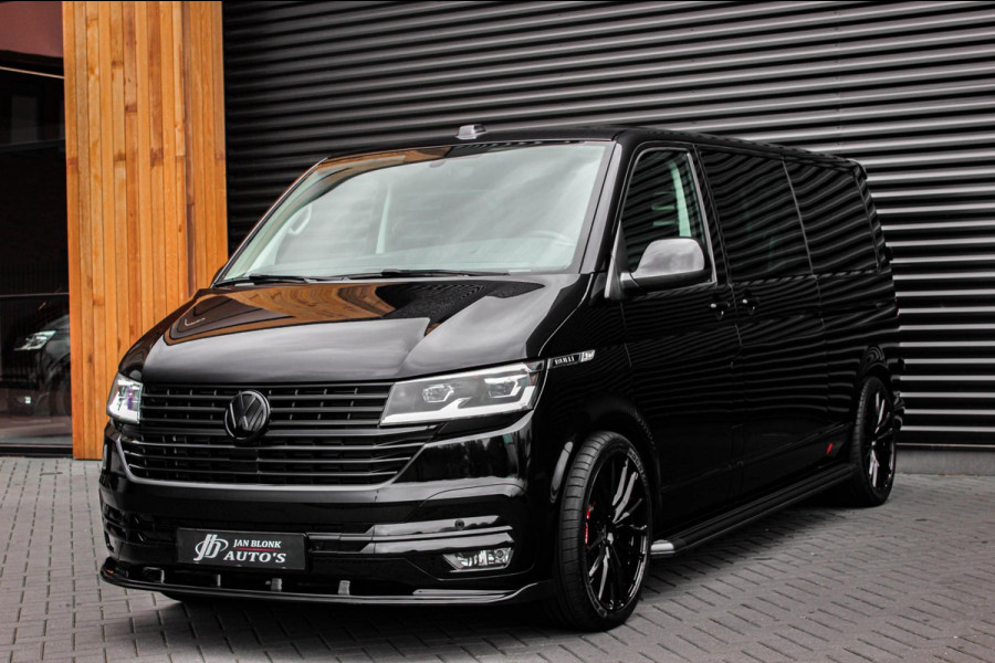 Volkswagen Transporter 2.0 TDI L2H1 204PK BULLI FULL BLACK / JB- EDITION / 2X SCHUIFDEUR / VERLAGINGSVEREN / DUBBEL CABINE / FULL