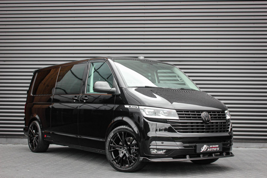 Volkswagen Transporter 2.0 TDI L2H1 204PK BULLI FULL BLACK / JB- EDITION / 2X SCHUIFDEUR / VERLAGINGSVEREN / DUBBEL CABINE / FULL