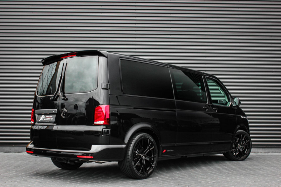 Volkswagen Transporter 2.0 TDI L2H1 204PK BULLI FULL BLACK / JB- EDITION / 2X SCHUIFDEUR / VERLAGINGSVEREN / DUBBEL CABINE / FULL