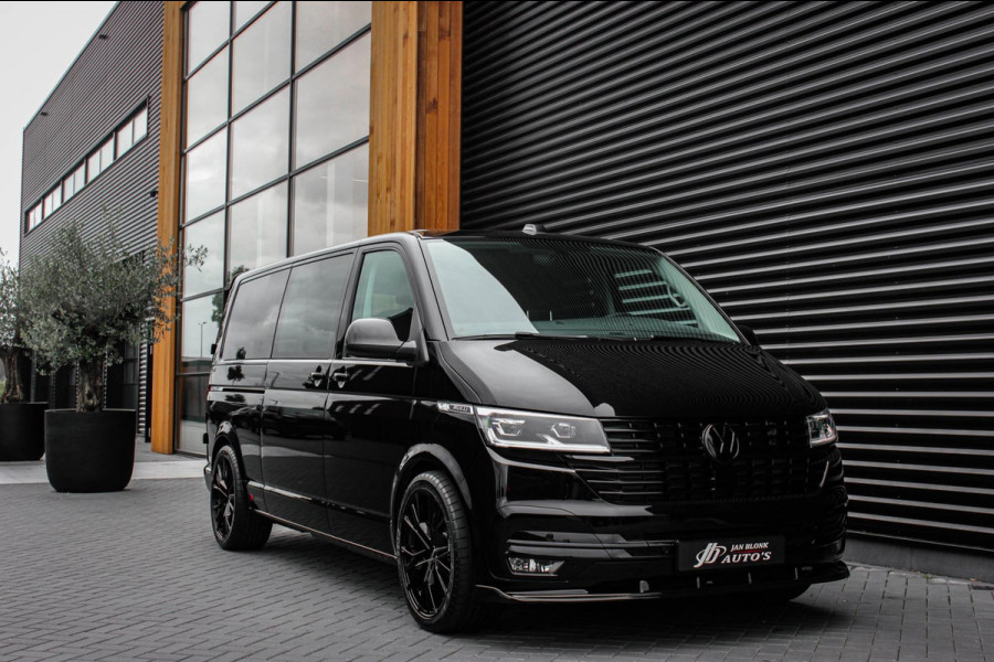 Volkswagen Transporter 2.0 TDI L2H1 204PK BULLI FULL BLACK / JB- EDITION / 2X SCHUIFDEUR / VERLAGINGSVEREN / DUBBEL CABINE / FULL