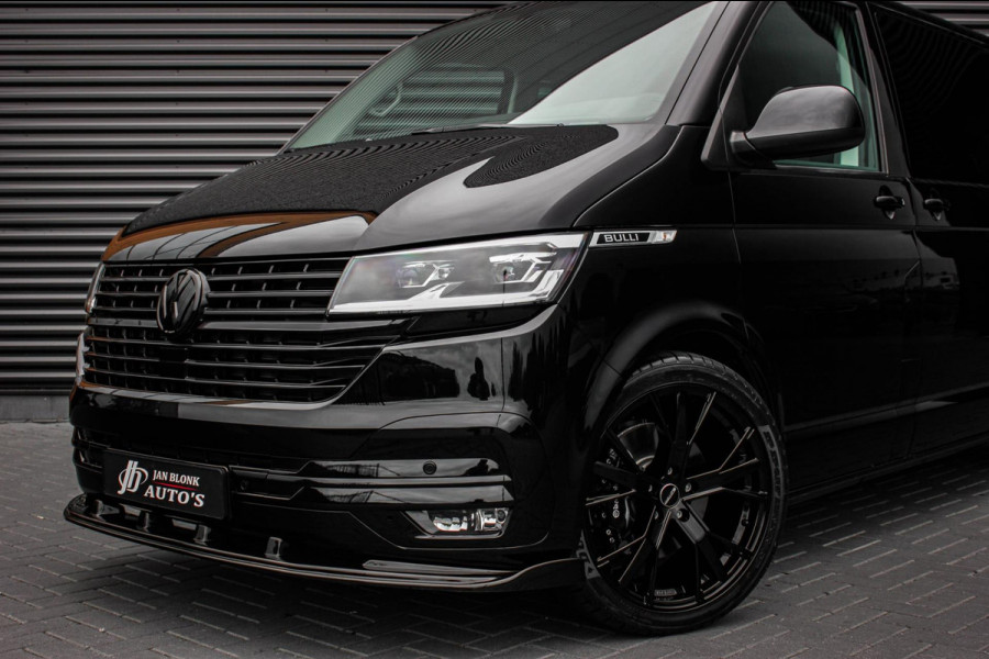 Volkswagen Transporter 2.0 TDI L2H1 204PK BULLI FULL BLACK / JB- EDITION / 2X SCHUIFDEUR / VERLAGINGSVEREN / DUBBEL CABINE / FULL