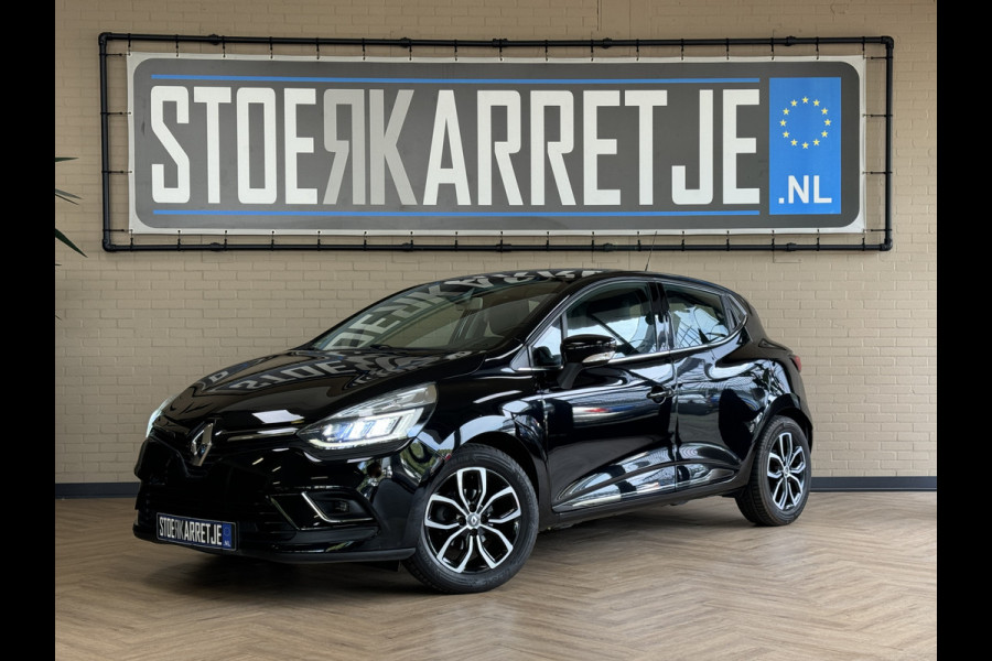 Renault Clio 0.9 TCe Intens, 2018, Navi, Led, Keyless, PDC, 16 inch velgen, cruise control, 100% dealer onderhouden!