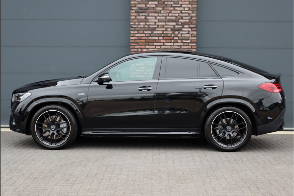 Mercedes-Benz GLE Coupé AMG 53 4MATIC+ Premium+ Aut9 | Airmatic | Distronic+ | Panoramadak | Massage | Trekhaak | Vlakkenverwarming | HUD | Carbon | Schakelbare Uitlaat | Stoelventilatie | Luchtkwaliteitspakket |