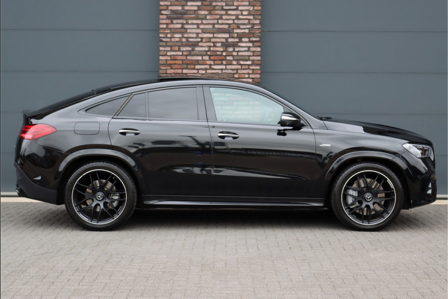 Mercedes-Benz GLE Coupé AMG 53 4MATIC+ Premium+ Aut9 | Airmatic | Distronic+ | Panoramadak | Massage | Trekhaak | Vlakkenverwarming | HUD | Carbon | Schakelbare Uitlaat | Stoelventilatie | Luchtkwaliteitspakket |