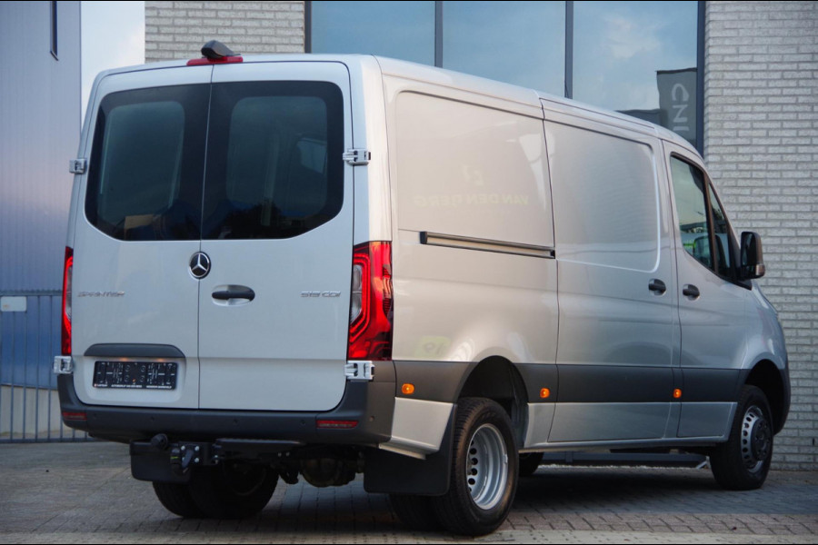 Mercedes-Benz Sprinter 519 1.9 CDI L2H1 AUT. LED, 2X SCHUIFDEUR, DUBBEL LUCHT, LEDER, TREKHAAK, MBUX10'', 360 CAMERA, ADAPT CRUISE