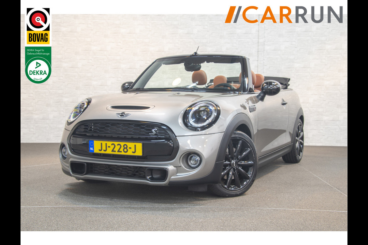 MINI Cabrio 2.0 Cooper S | Origineel NL | Virtual Cockpit | LED | Keyless-Go | Carplay | Leder | Climate Control | 17'' | Stoelverwarming | DAB | PDC |