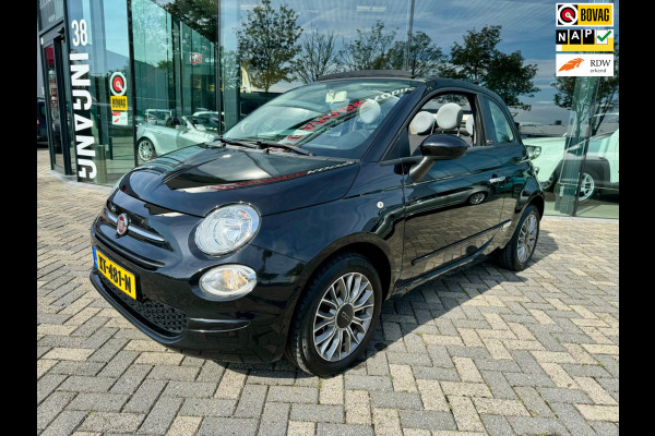 Fiat 500C Cabrio 0.9 TwinAir Turbo 80pk Cruise Control, Airco, Bluetooth, PDC, USB