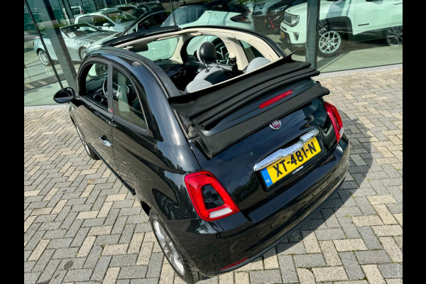 Fiat 500C Cabrio 0.9 TwinAir Turbo 80pk Cruise Control, Airco, Bluetooth, PDC, USB