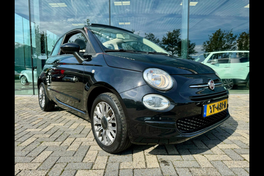 Fiat 500C Cabrio 0.9 TwinAir Turbo 80pk Cruise Control, Airco, Bluetooth, PDC, USB