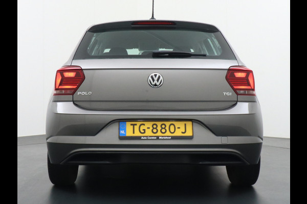 Volkswagen Polo 90PK TGI Apple Carplay Android Auto Airco Navi Bluetooth DAB+ Adaptive Cruise Control Led Connectivity pakket App-Connect Execut Lichtsensor Isofix Elec.ramen en Spiegels Front assist Multif-stuurwiel Composition Media Geschikt voor CNG tanken EURO 6 W  5D