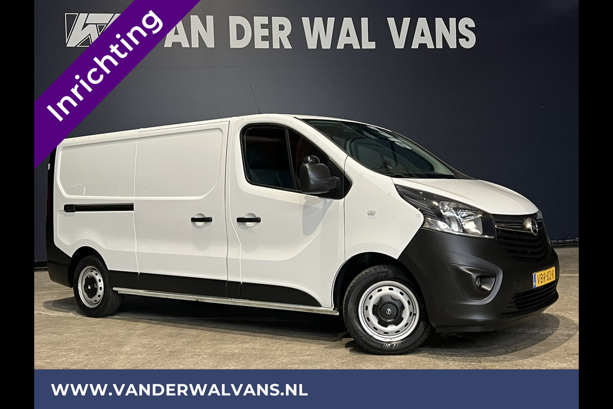 Opel Vivaro 1.6 CDTI 126pk L2H1 inrichting Euro6 Airco | Camera | Navigatie | LED | Cruisecontrol Trekhaak, Parkeersensoren, Cruisecontrol, Bijrijdersbank