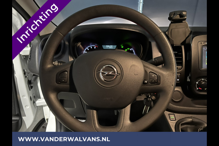 Opel Vivaro 1.6 CDTI 126pk L2H1 inrichting Euro6 Airco | Camera | Navigatie | LED | Cruisecontrol Trekhaak, Parkeersensoren, Cruisecontrol, Bijrijdersbank