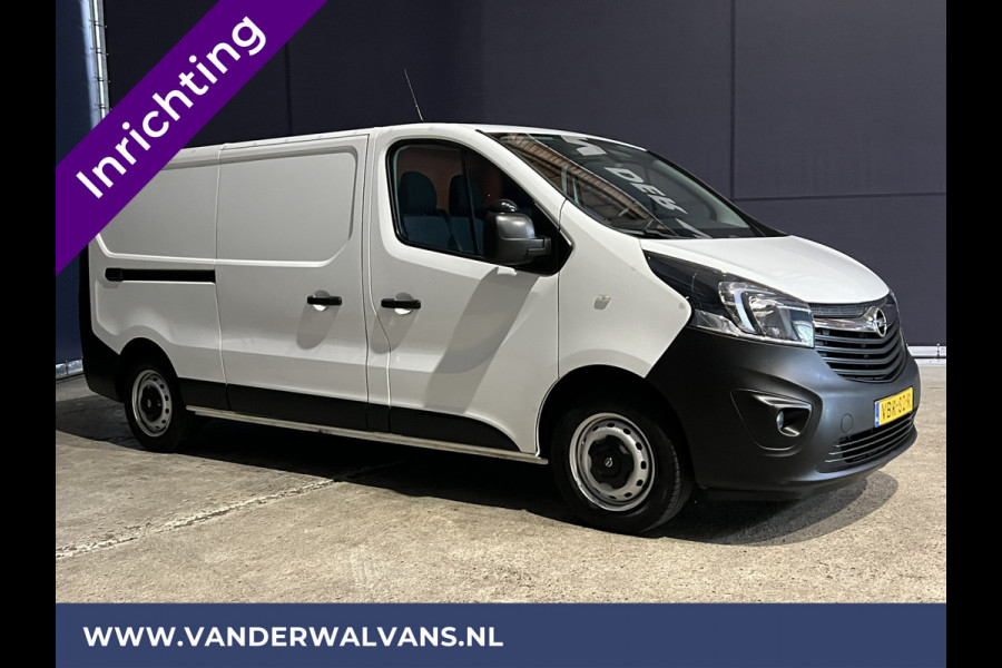 Opel Vivaro 1.6 CDTI 126pk L2H1 inrichting Euro6 Airco | Camera | Navigatie | LED | Cruisecontrol Trekhaak, Parkeersensoren, Cruisecontrol, Bijrijdersbank