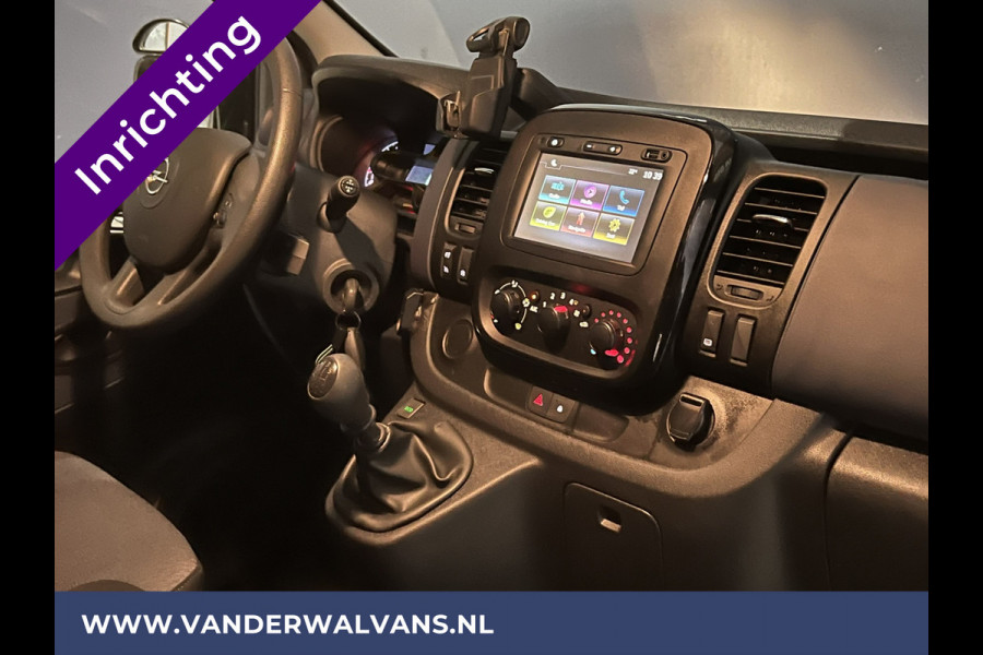 Opel Vivaro 1.6 CDTI 126pk L2H1 inrichting Euro6 Airco | Camera | Navigatie | LED | Cruisecontrol Trekhaak, Parkeersensoren, Cruisecontrol, Bijrijdersbank