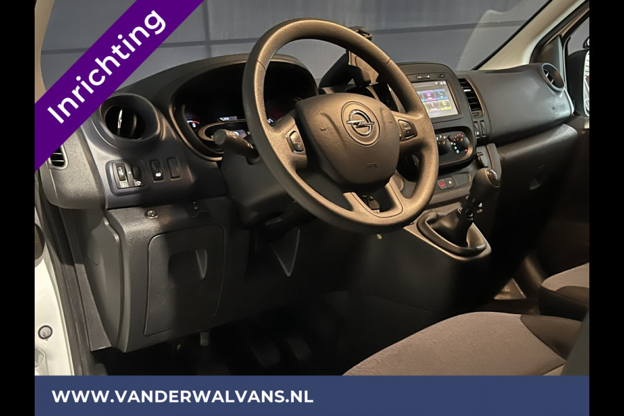 Opel Vivaro 1.6 CDTI 126pk L2H1 inrichting Euro6 Airco | Camera | Navigatie | LED | Cruisecontrol Trekhaak, Parkeersensoren, Cruisecontrol, Bijrijdersbank