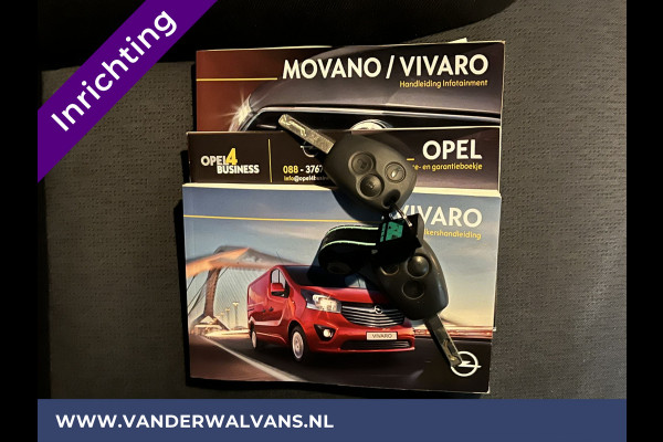 Opel Vivaro 1.6 CDTI 126pk L2H1 inrichting Euro6 Airco | Camera | Navigatie | LED | Cruisecontrol Trekhaak, Parkeersensoren, Cruisecontrol, Bijrijdersbank