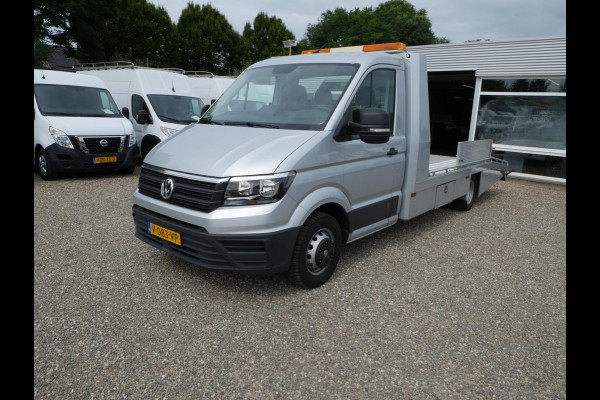 Volkswagen Crafter 2.0TDI 180PK, Dubbel Lucht, Airco, Tijhof opbouw, Oprijauto, Autotransporter luchtvering lier zwaaibalk