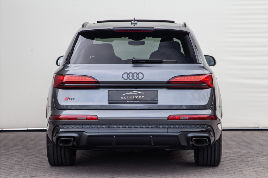 Audi Q7 60 TFSI e quattro Competition Facelift 4Wielsturing, Carbon, Pano, 490pk