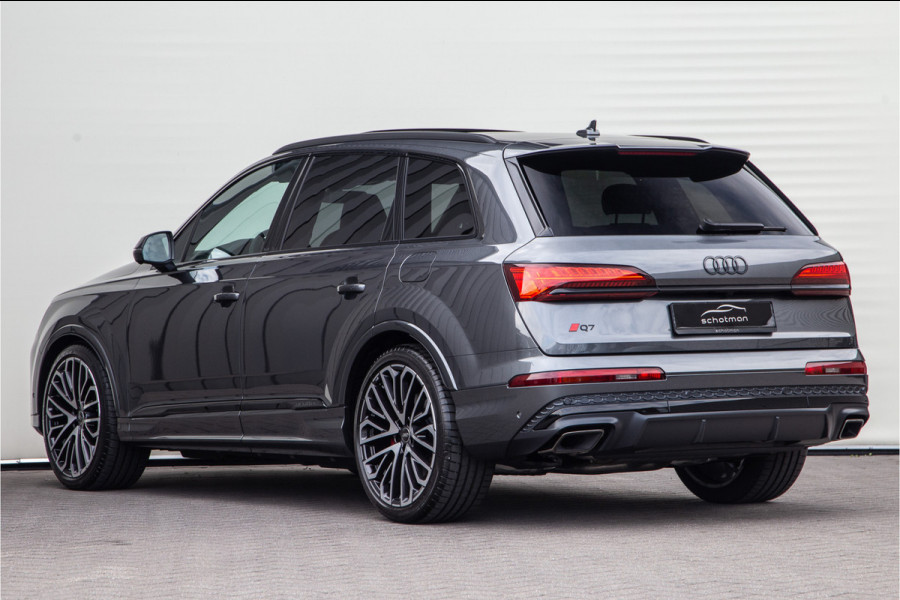 Audi Q7 60 TFSI e quattro Competition Facelift 4Wielsturing, Carbon, Pano, 490pk