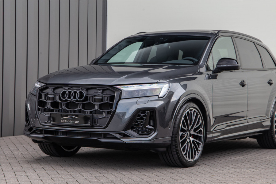 Audi Q7 60 TFSI e quattro Competition Facelift 4Wielsturing, Carbon, Pano, 490pk